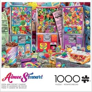 Aimee Stewart-" Pizza And Pocket Change"- 1000 Piece Jigsaw Buffalo Games Puzzle